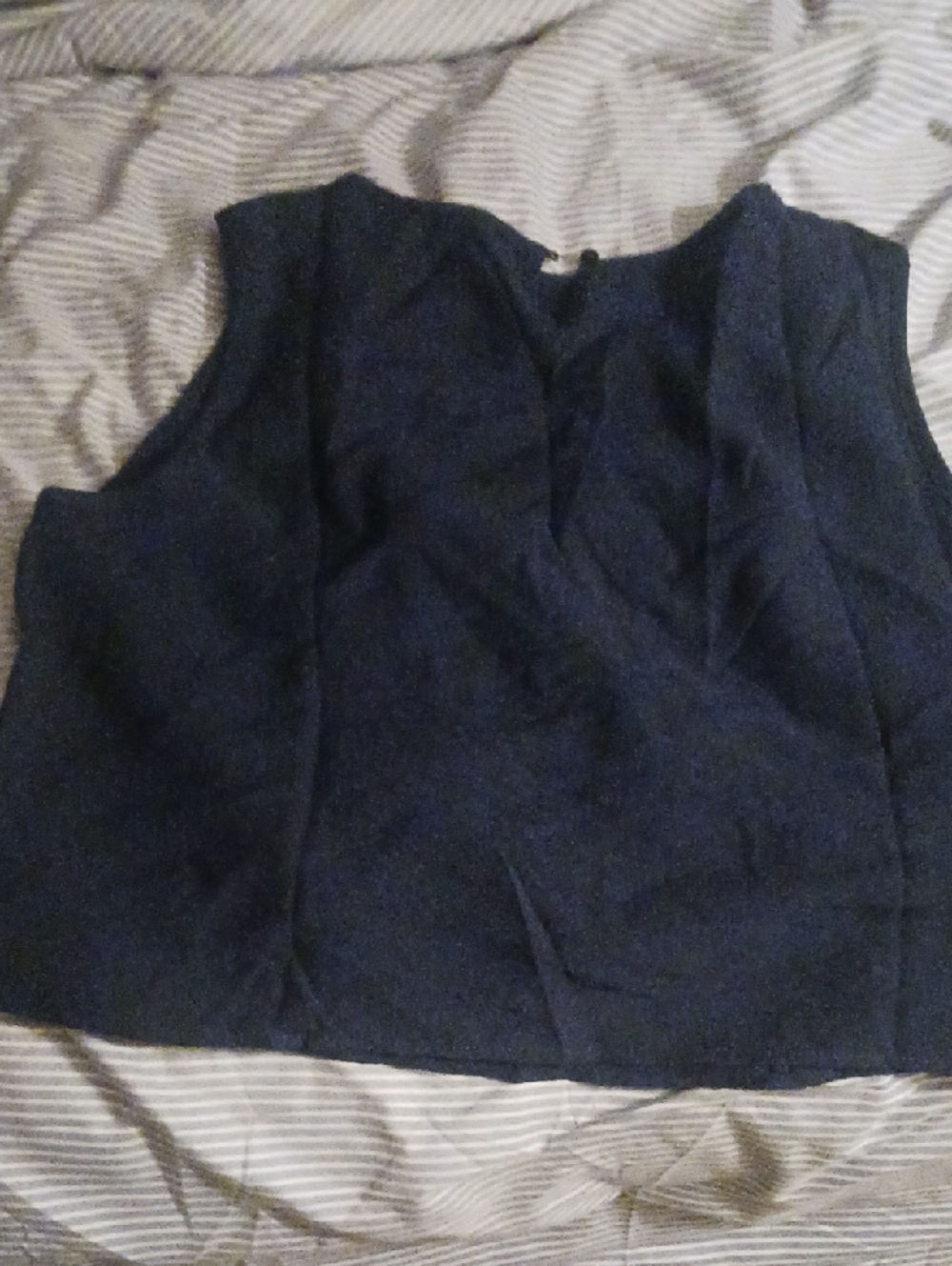 Sleeveless Navy Women's Blouse